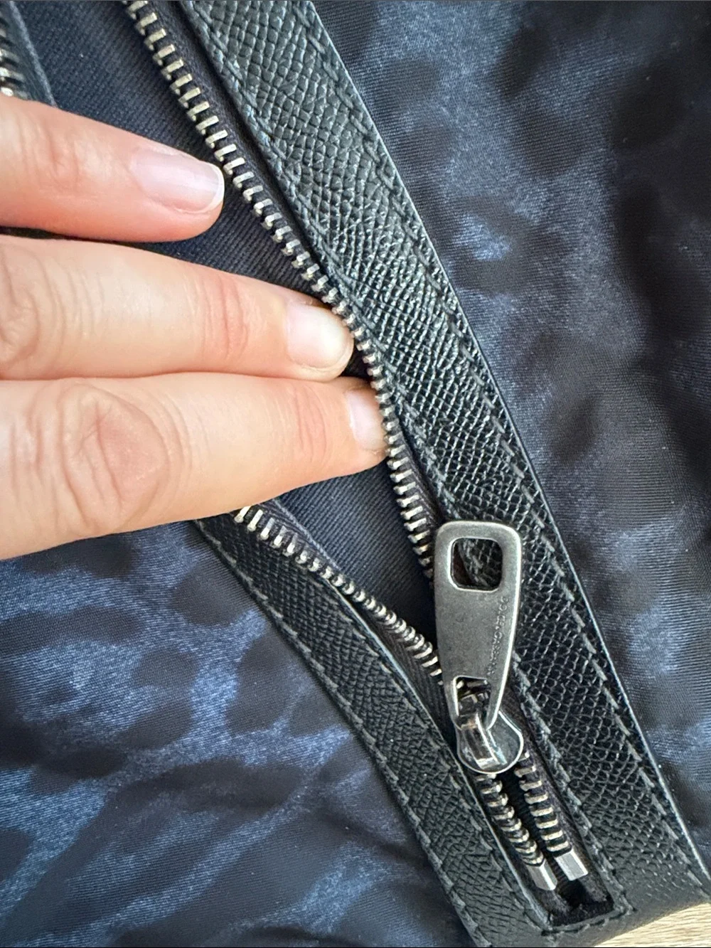 Dolce & Gabbana Men’s Leopard Messenger Bag – Repair Needed